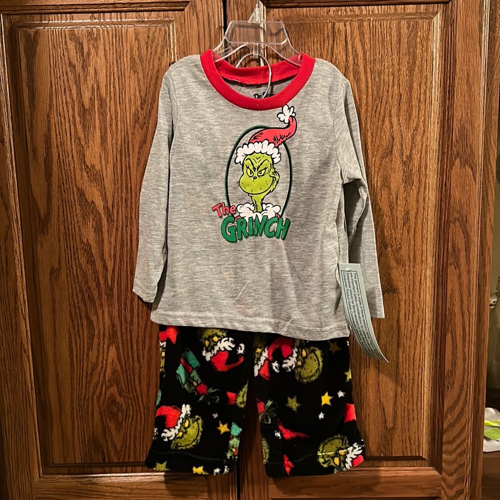 Grinch Pajamas - 3T